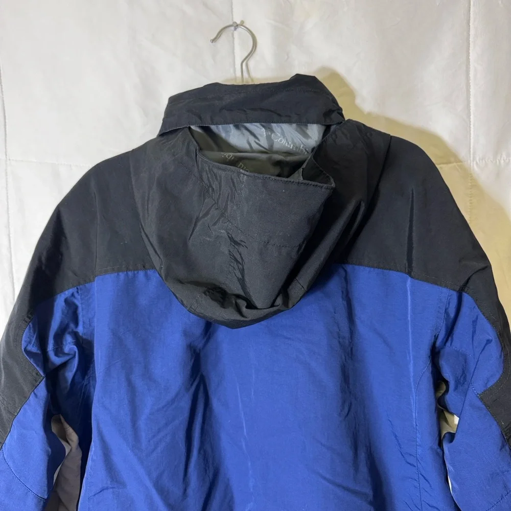Columbia‎ Interchange Jacket Blue Black Hooded Outdoor Men’s Large
